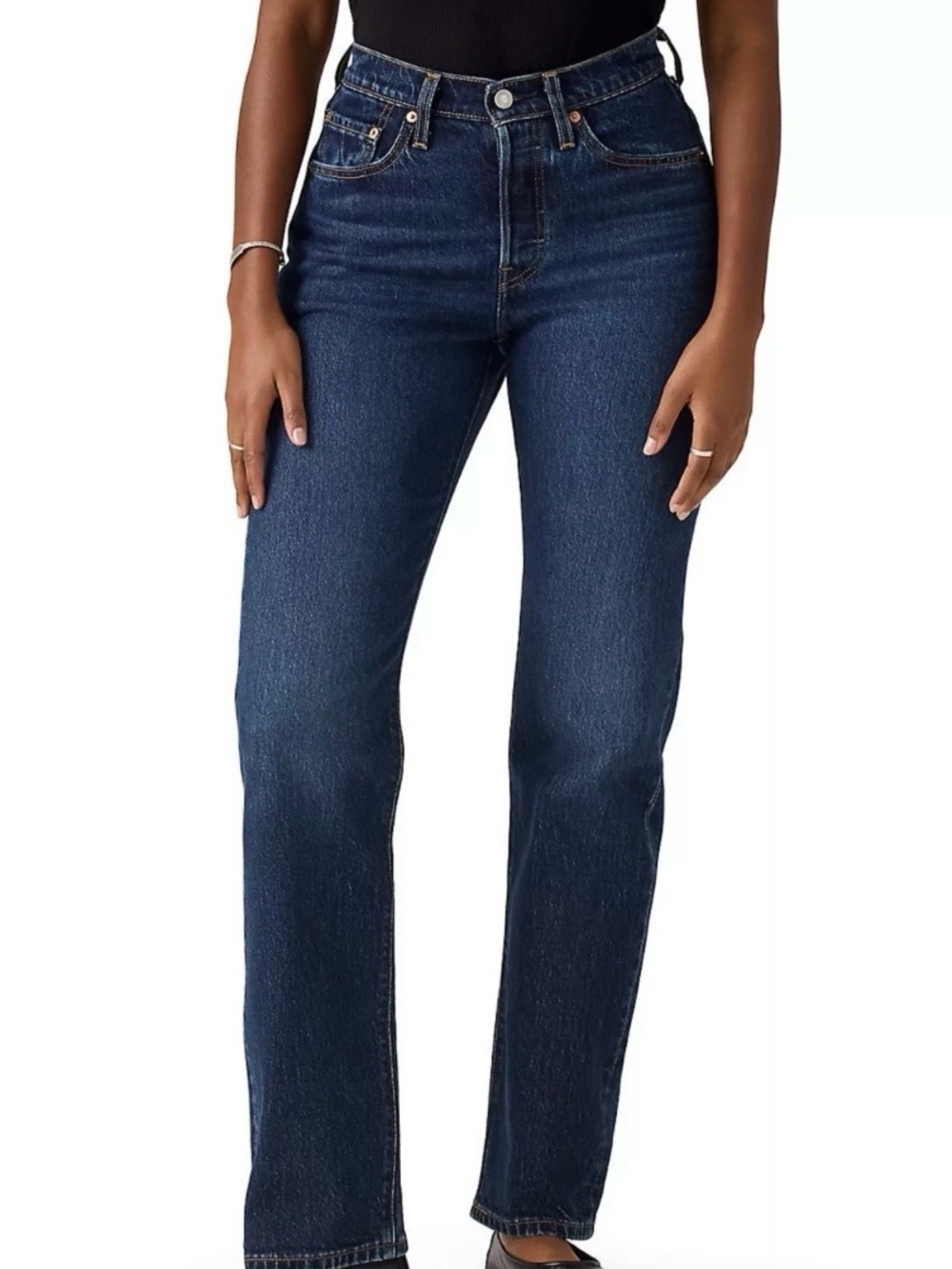 Levi's Women's 501 Curve Jeans - Dark Blue Wash